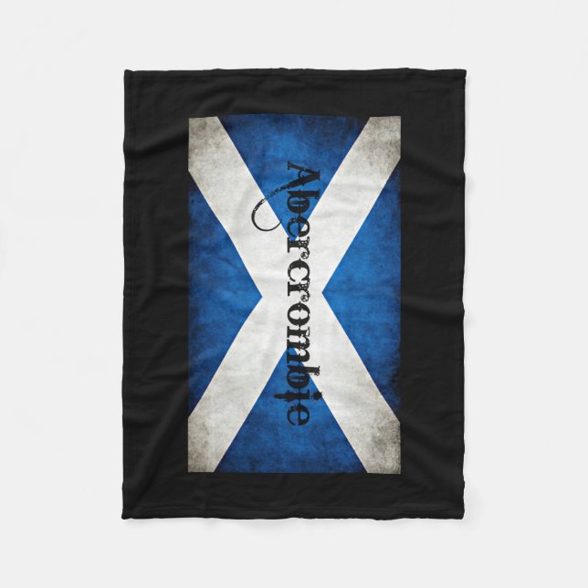 Couverture Polaire Drapeau Abercrombie Grunge (Devant)
