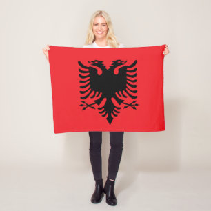 Couverture Polaire Drapeau albanais