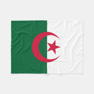 Couverture Polaire Drapeau algérien patriotique