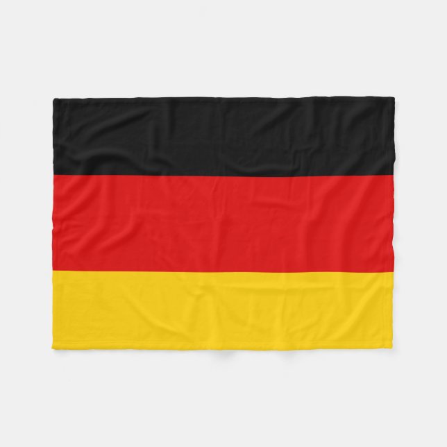 Couverture Polaire Drapeau Allemagne (Devant (Horizontal))