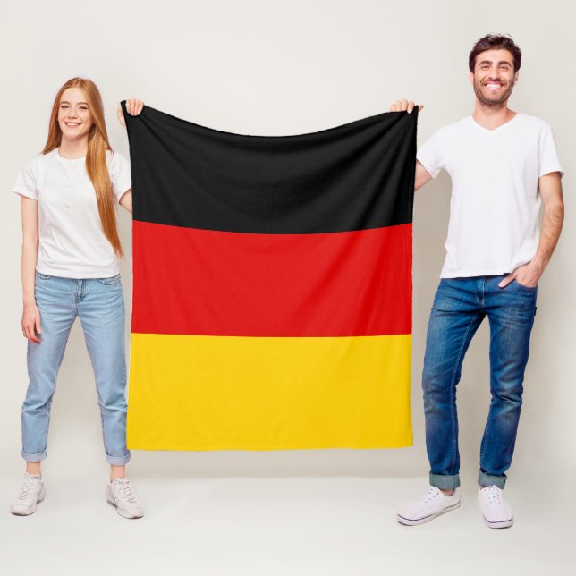 Couverture Polaire Drapeau allemand (En situation)