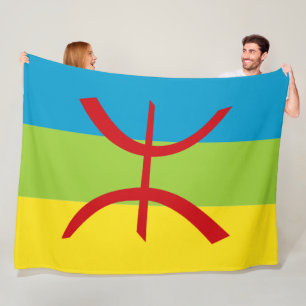 Couverture Polaire Drapeau Amazigh Drapeau Berber Drapeau Kabyles