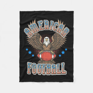 Couverture Polaire Drapeau américain de football