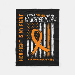 Couverture Polaire Drapeau américain de sensibilisation à la leucémie