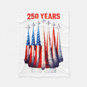 Couverture Polaire Drapeau américain du 4 juillet vintage 250 ans 177