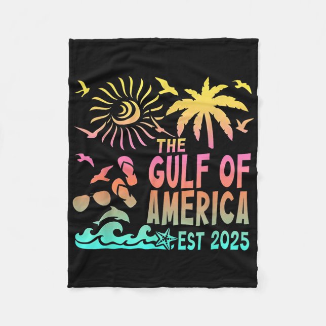 Couverture Polaire Drapeau Américain G 2025 Du Golfe Des Etats-Unis E (Devant)