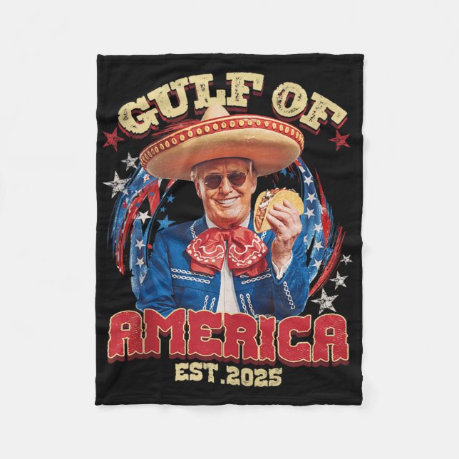 Couverture Polaire Drapeau Américain G 2025 Du Golfe Des Etats-Unis E (Devant)