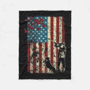 Couverture Polaire Drapeau américain patriotique en détresse
