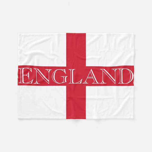 Couverture Polaire drapeau anglais fbcnt Angleterre (Devant (Horizontal))