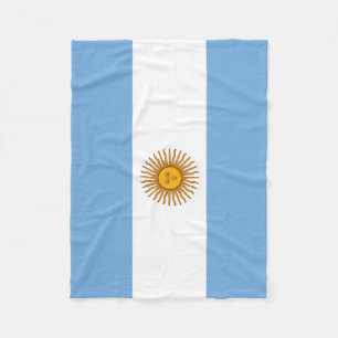 Couverture Polaire Drapeau argentin Fleece Blanket