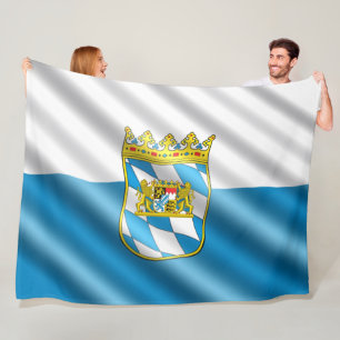 Couverture Polaire Drapeau bavarois