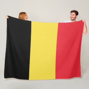Couverture Polaire Drapeau belge