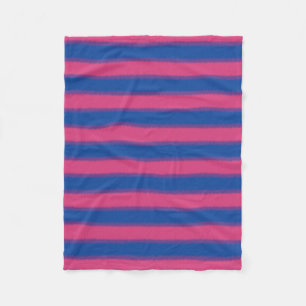 Couverture Polaire Drapeau bisexuel