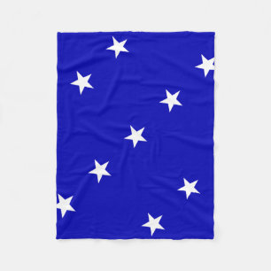 Couverture Polaire Drapeau bleu mignon