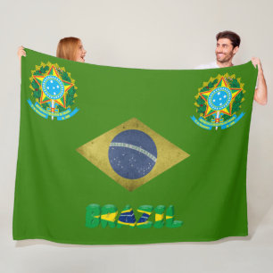Couverture Polaire Drapeau brésilien