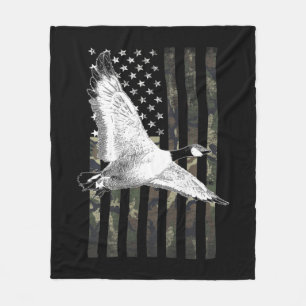 Couverture Polaire Drapeau Camo de chasse à l'oie