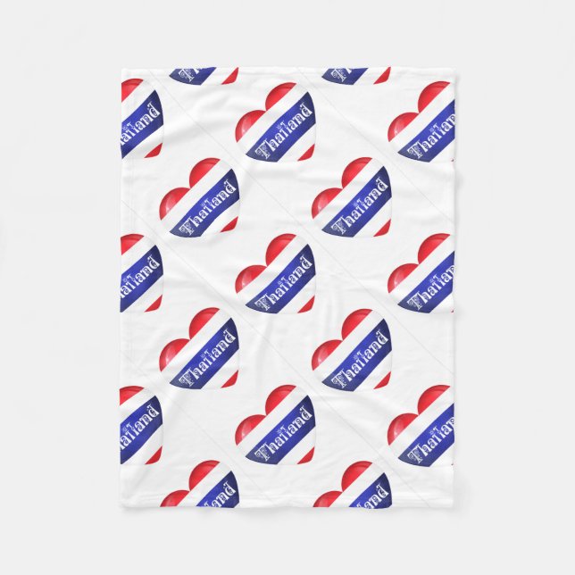 Couverture Polaire Drapeau cardiaque en Thaïlande (Devant)