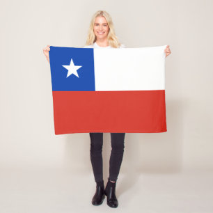 Couverture Polaire Drapeau chilien patriotique