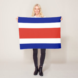 Couverture Polaire Drapeau civil du Costa Rica