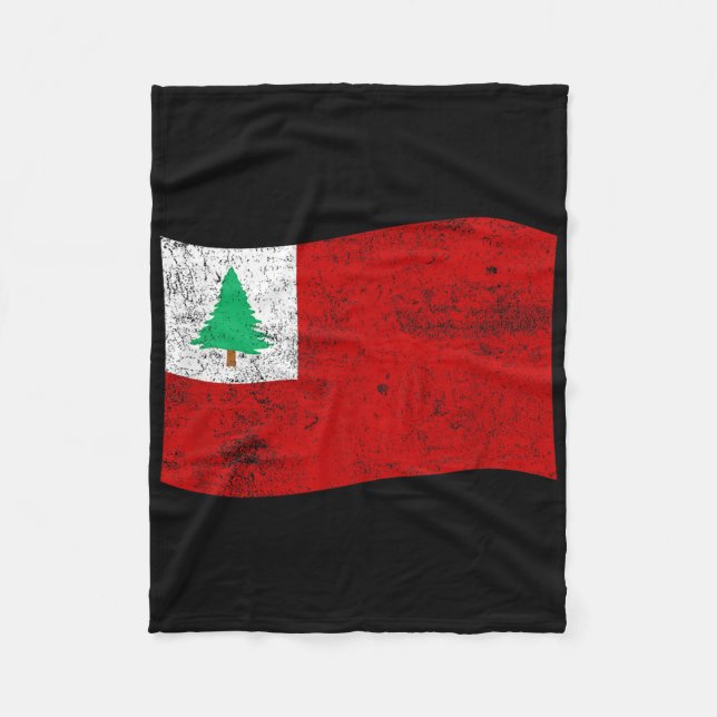 Couverture Polaire Drapeau continental de la Nouvelle-Angleterre - Hi (Devant)