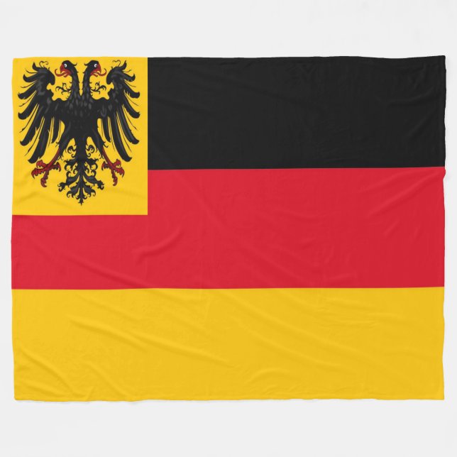 COUVERTURE POLAIRE DRAPEAU D'ALLEMAND DE PREMIÈRE GUERRE MONDIALE (Devant (Horizontal))