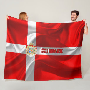 Couverture Polaire Drapeau danois