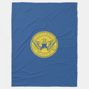 Couverture Polaire Drapeau d'Atlanta, Géorgie Fleece Blanket