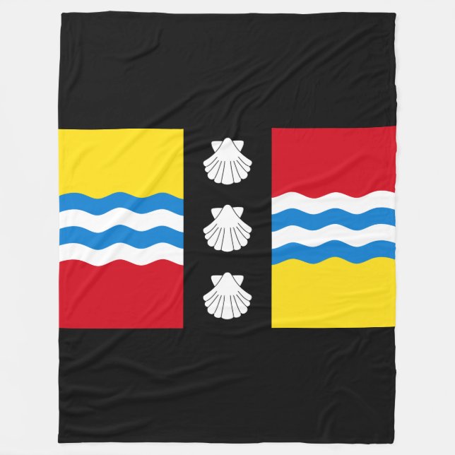 Couverture Polaire Drapeau de Bedfordshire Blanket polaire (Devant)