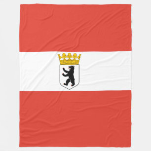Couverture Polaire Drapeau de Berlin Fleece Blanket