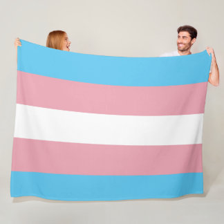 Couverture Polaire Drapeau de fierté de transsexuel