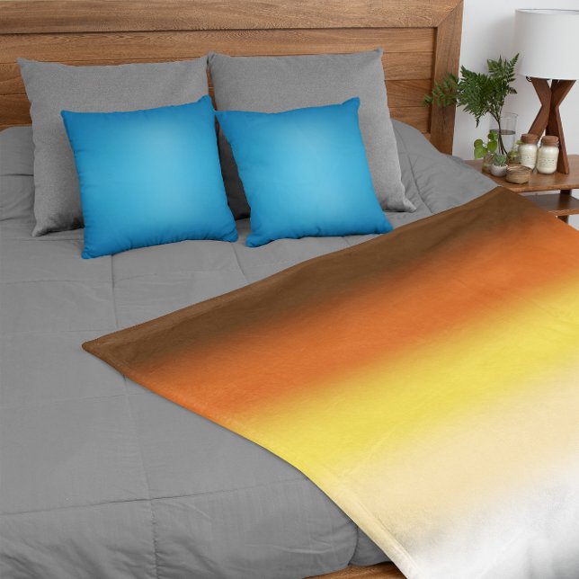 Couverture Polaire Drapeau de fierté gay à gradient d'ours - Drapeau  (Créateur téléchargé)