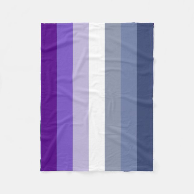 Couverture Polaire Drapeau de fierté lesbienne Butch (Devant)