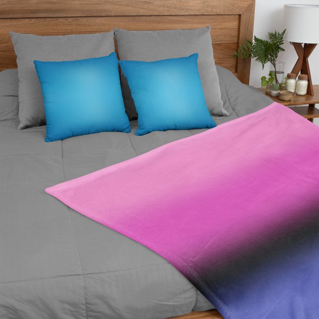 Couverture Polaire Drapeau de fierté omnisexuel à dégradé – Drapeau o (Créateur téléchargé)