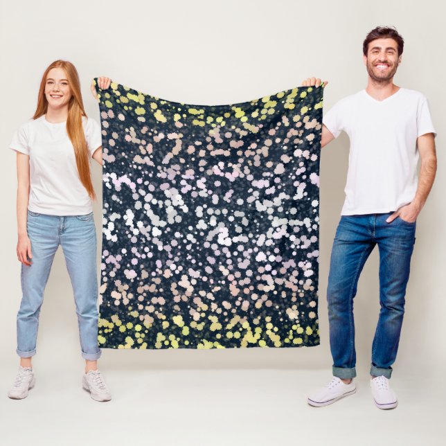 Couverture Polaire Drapeau de fierté Pangender Boho Rétro Mignon Exce (En situation)