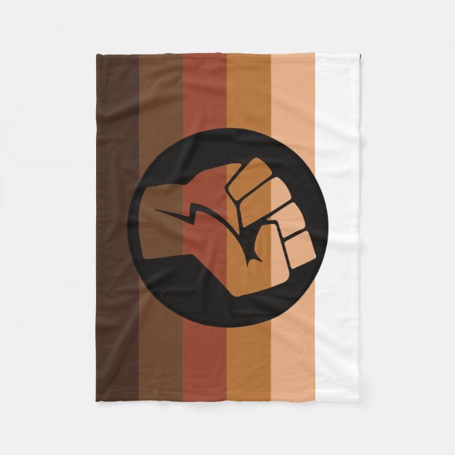 Couverture Polaire Drapeau de fierté POC (Devant)
