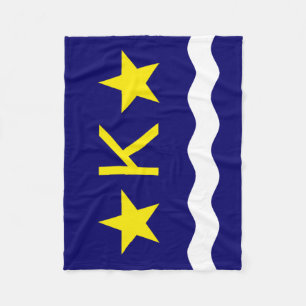 Couverture Polaire Drapeau de Kinshasa, Congo Fleece Blanket