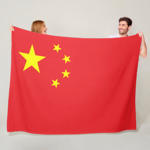 Couverture Polaire Drapeau de la Chine
