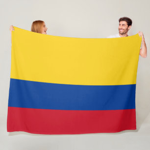 Couverture Polaire Drapeau de la Colombie