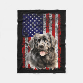 Couverture Polaire Drapeau de la fête du 4 juillet pour amoureux du T