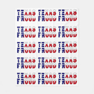 Couverture Polaire Drapeau de la fierté du Texas