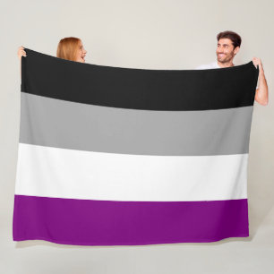 Couverture Polaire Drapeau de la fierté sexuelle (As) (Asexuality)