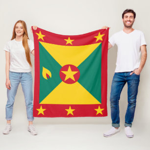 Couverture Polaire Drapeau de la Grenade