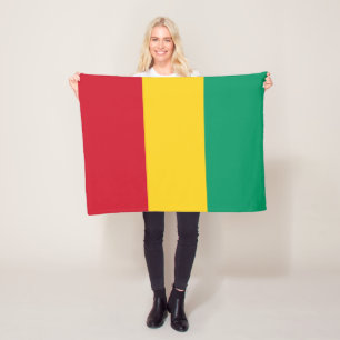 Couverture Polaire Drapeau de la Guinée