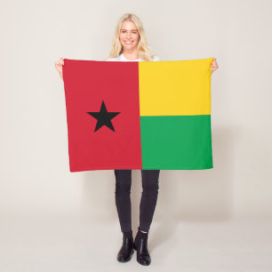Couverture Polaire Drapeau de la Guinée-Bissau