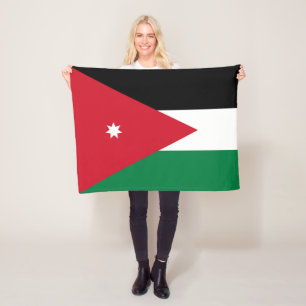 Couverture Polaire Drapeau de la Jordanie