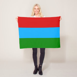 Couverture Polaire Drapeau de la République de Carélie