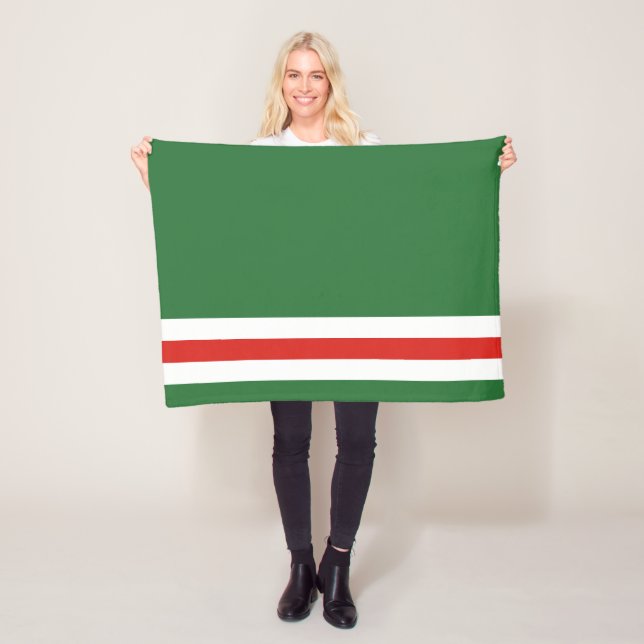 Couverture Polaire Drapeau de la République tchétchène d'Ichkérie (En situation)