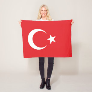 Couverture Polaire Drapeau de la Turquie