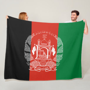 Couverture Polaire Drapeau de l'Afghanistan