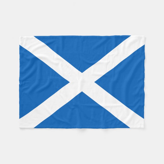 Couverture Polaire Drapeau de l'Écosse (Devant (Horizontal))